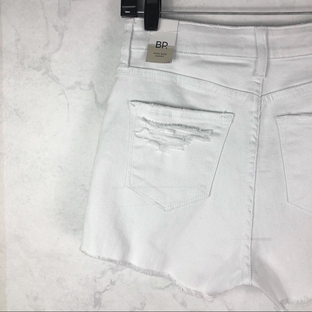 [BP] High Rise Ripped Denim Shorts - Picture 3 of 3